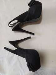 Фото: Туфли замшевые черные New look