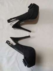 Фото: Туфли замшевые черные New look