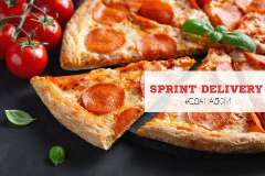 Объявление с Фото - Доставка пиццы Sprint Delivery
