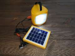 Фото: Ручной фонарь с солнечной батареей