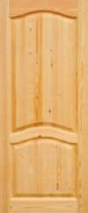 Фото: Двери из массива сосны для дачи