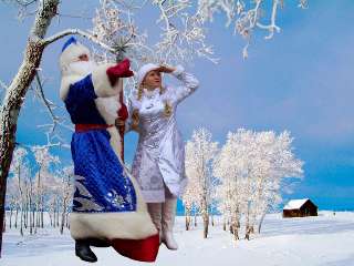 Фото: Вызов Деда Мороза и Снегурочки на дом.