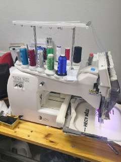 Фото: Промышленная вышивальная машина