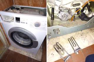 Фото: Ремонт стиральных машин водонагревателя