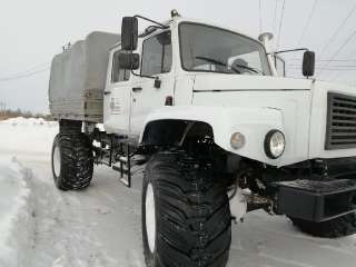 Объявление с Фото - Бортовой  автомобиль ГАЗ 33081 снегоболотоход  4х4
