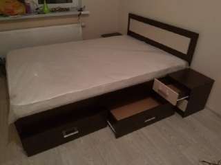 Фото: Кровать Жаклин с 2-мя ящиками разные размеры