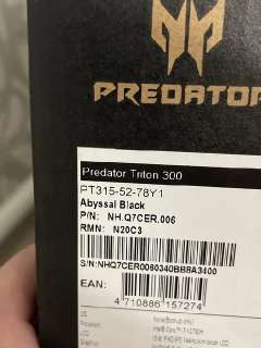 Объявление с Фото - Игровой ноут Acer Predator Triton 300 Игровая мощь