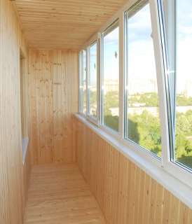 Фото: Внутренняя отделка балконов