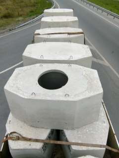 Фото: ЖБИ кольца бетонные для колодца, кабельные колодцы
