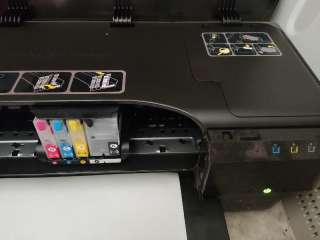 Фото: Принтер HP officejet 7110 на перезапр картр A3+