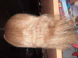 Фото: Манекен голова 100 натуральный волос, 45см