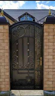 Фото: Калитки кованые, решетки на окна кованые, двери с