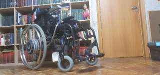Объявление с Фото - Инвалидная коляска с электроприводом складная