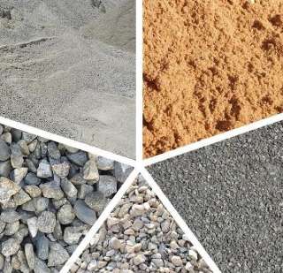 Фото: Щебень галька бут бетон песок