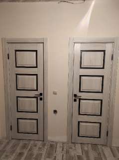 Фото: Установка межкомнатных дверей и укладка ламината