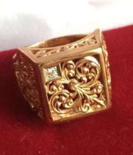 Фото: Золотая печатка золотой перстень
