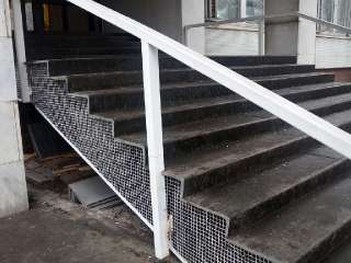 Фото: Монолитная облицовка лестниц