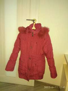 Фото: Зимняя куртка для девочки