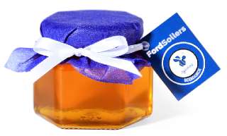 Объявление с Фото - Мёд, взбитый мёд в банках с логотипом