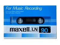 Фото: Аудиокассеты Maxell LN90 в коробке 12 штук