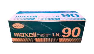 Фото: Аудиокассеты Maxell LN90 в коробке 12 штук