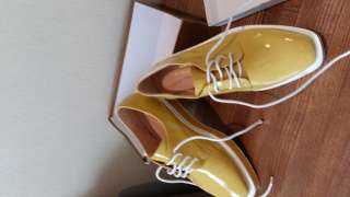 Фото: Новые туфли-оксфорды,36 р, цвет жёлтый,Турция