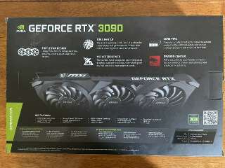 Фото: MSI GeForce RTX 3090 Ventus 3X 24G OC GDDR6X GPU