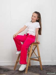 Фото: Спортивные брюки для девочек из велюра