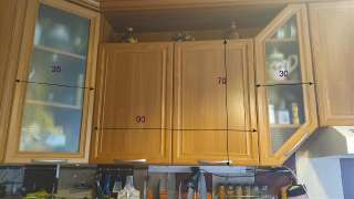 Фото: Кухонный гарнитур угловой 120 см х 300 см бу