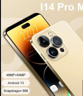 Фото: Смартфон I14 Pro MAX 5 российские 12/512 ГБ, золот