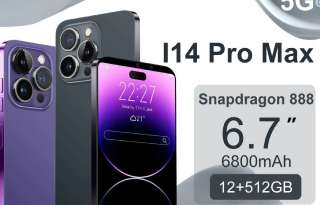 Фото: Смартфон I14 Pro MAX 16/512 ГБ, черный новинка 23
