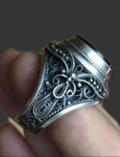 Фото: Кольцо серебро филигрань