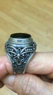 Фото: Кольцо серебро филигрань