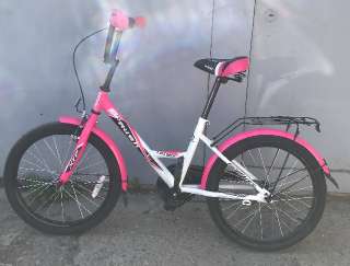 Фото: Велосипед подростковый для девочки (розовый).