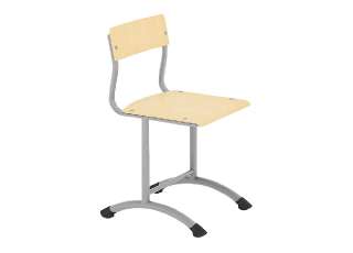 Фото: Школьная мебель: парты, стулья.