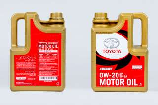 Фото: Моторное масло Toyota SAE 0W-20 / API SP / ILSAC GF-6A, 4л.