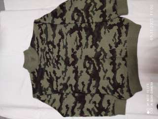 Объявление с Фото - Камуфляжный шерстяной мужской свитер новый 52-54