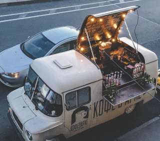 Фото: Мобильная кофейня на колёсах