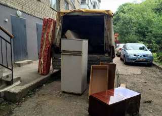 Фото: Вывоз мусора старой мебели , освобождение квартиры