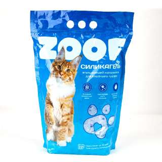 Объявление с Фото - Наполнитель силикагель для кошек 3.8 оптом ZOOF