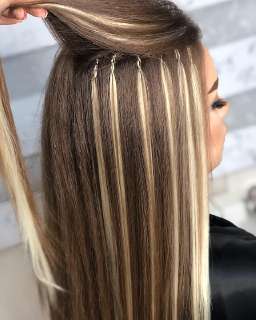 Фото: Наращивание волос на косички