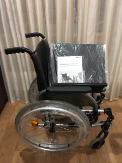 Объявление с Фото - Кресло-коляска для инвалидов с руч. приводом Старт