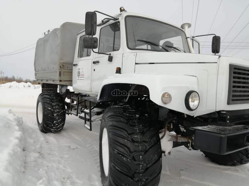 Фото: Бортовой  автомобиль ГАЗ 33081 снегоболотоход  4х4