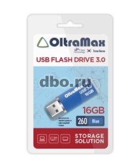 Фото: USB ФЛЭШ-НАКОПИТЕЛЬ OLTRAMAX 16GB 260 BLUE 3.0