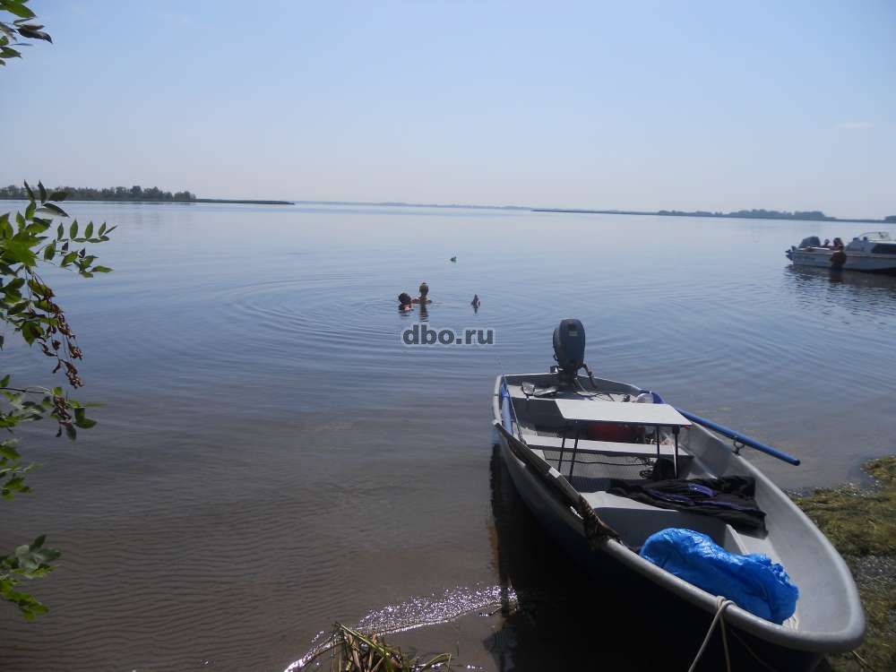Фото: Пластиковая лодка "Волга-4", мотор Ямаха-5