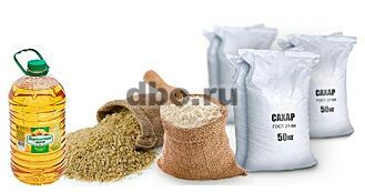 Фото: Сахар — песок, крупы, мука, масло