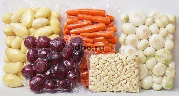 Фото: Опт. Овощи в ваккумной упаковке.