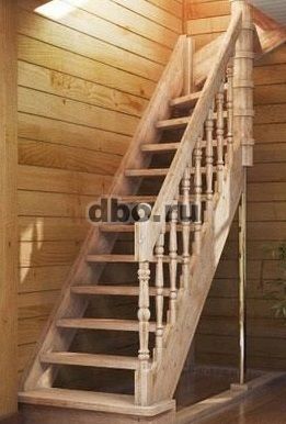 Фото: Лестницы деревянные изготовление установка монтаж