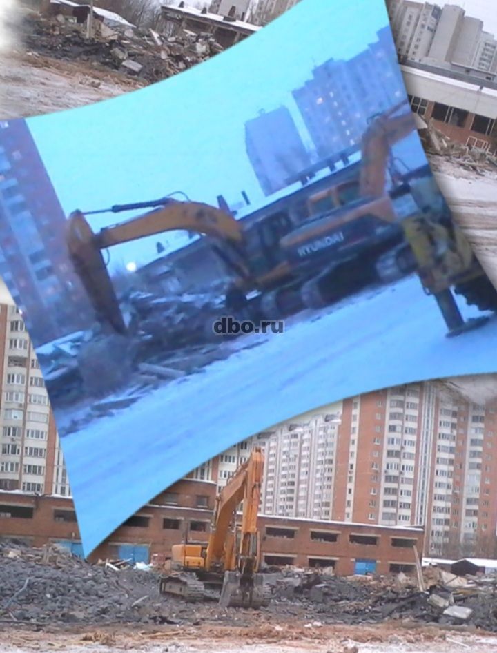 Фото: Слом строений и снос зданий, демонтаж конструкций