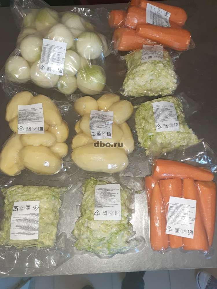 Фото: Свежие вакуумированные овощи борщевого набора